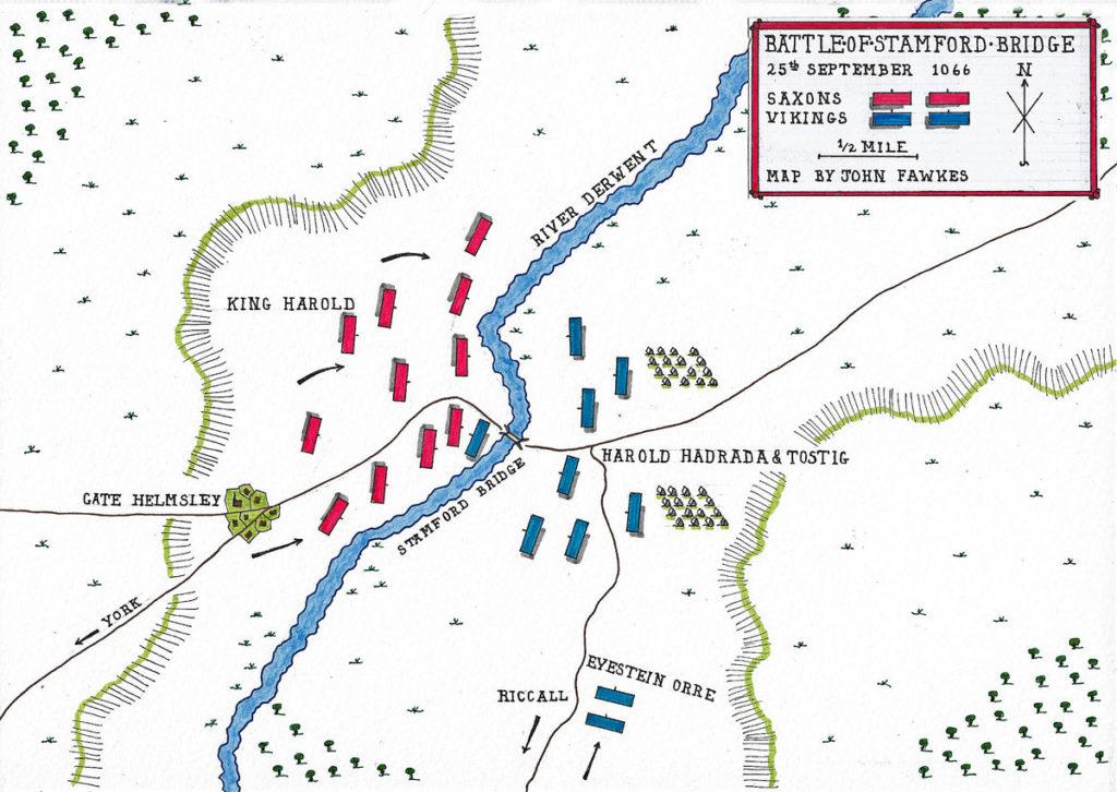Carte bataille de stamford bridge