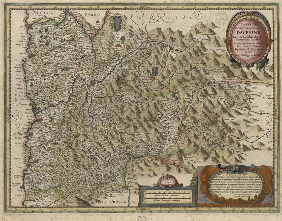 Carte dauphine 1610