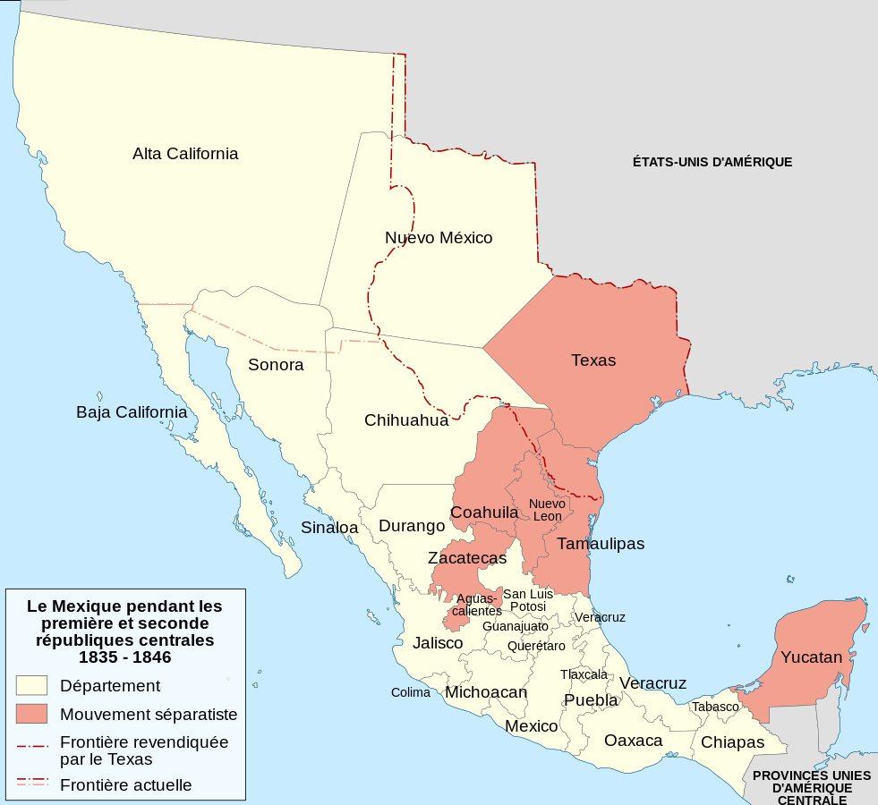 Carte du mexique 2