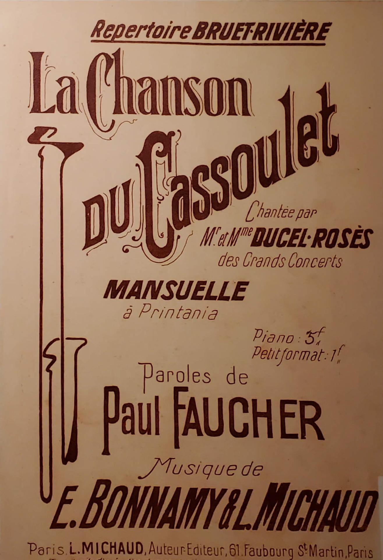 Chanson du cassoulet