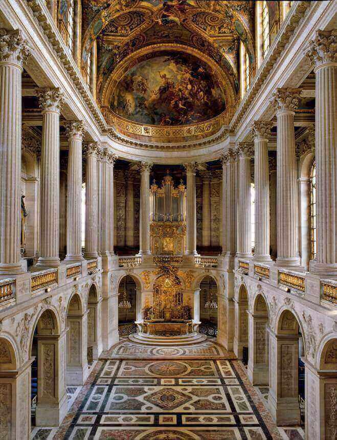 Chapelle royale au chateau de versailles