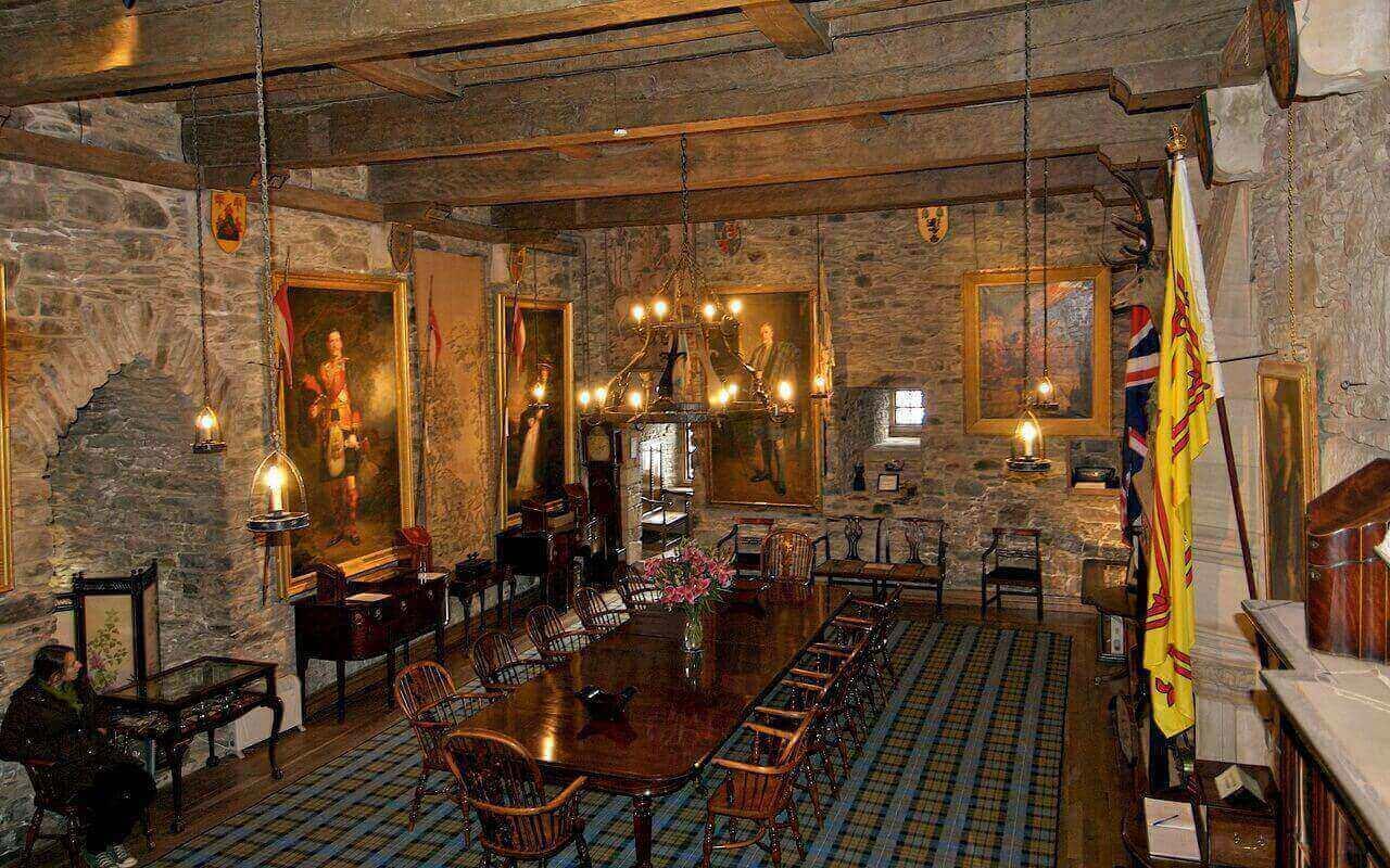 Eilean donan salle des banquets