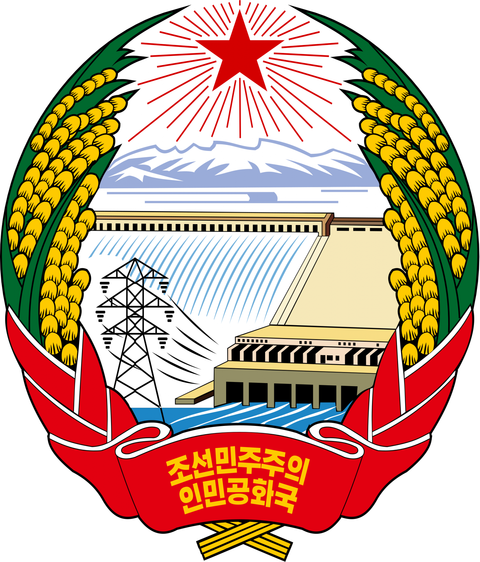 Emblem of north korea svg