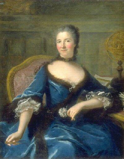 Emilie du chatelet par marianne loir 1748