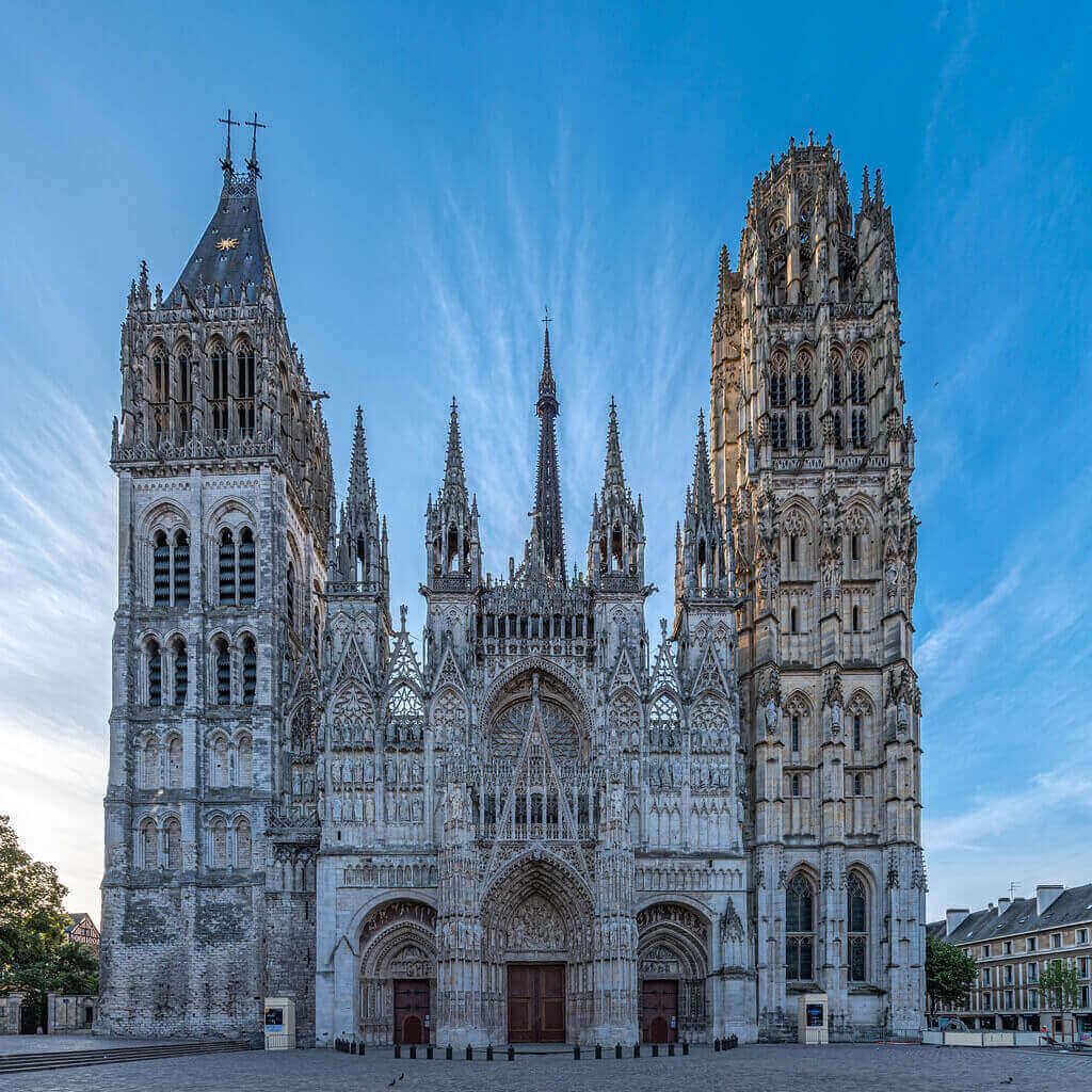 Facade de la cathedrale de rouen