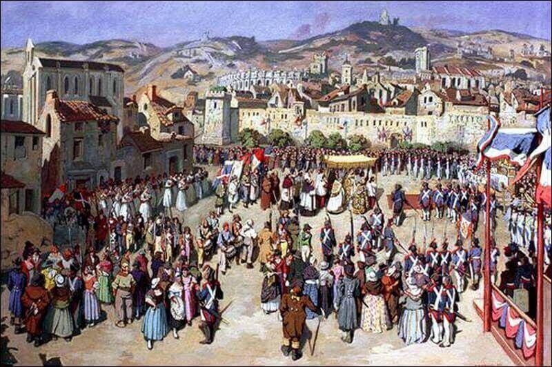 Fete de la federation a nimes par ferdinand pertus