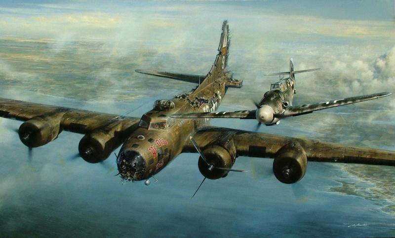 Franz stigler escorte le b 17 de charlie brown