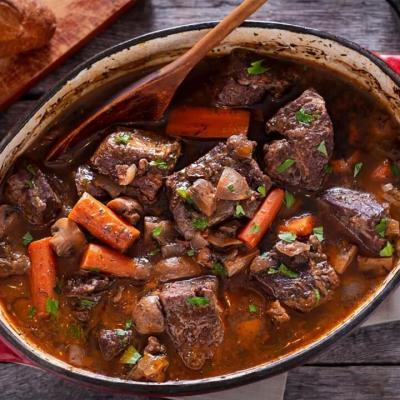 Illustration boeuf bourguignon