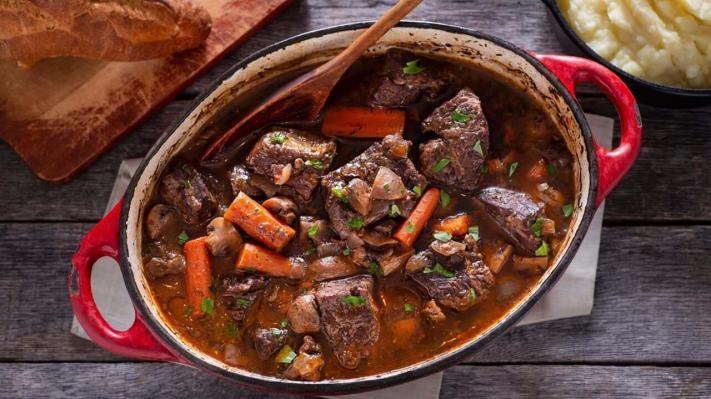 Illustration boeuf bourguignon