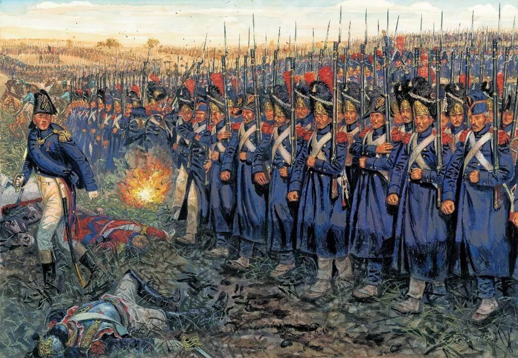 La garde imperiale a waterloo