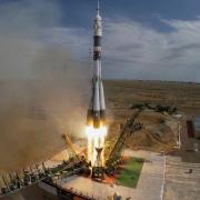 Lancement fusee depuis baikonour