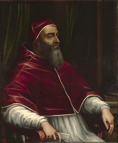 Le pape clement vii par sebastiano del piombo 1531