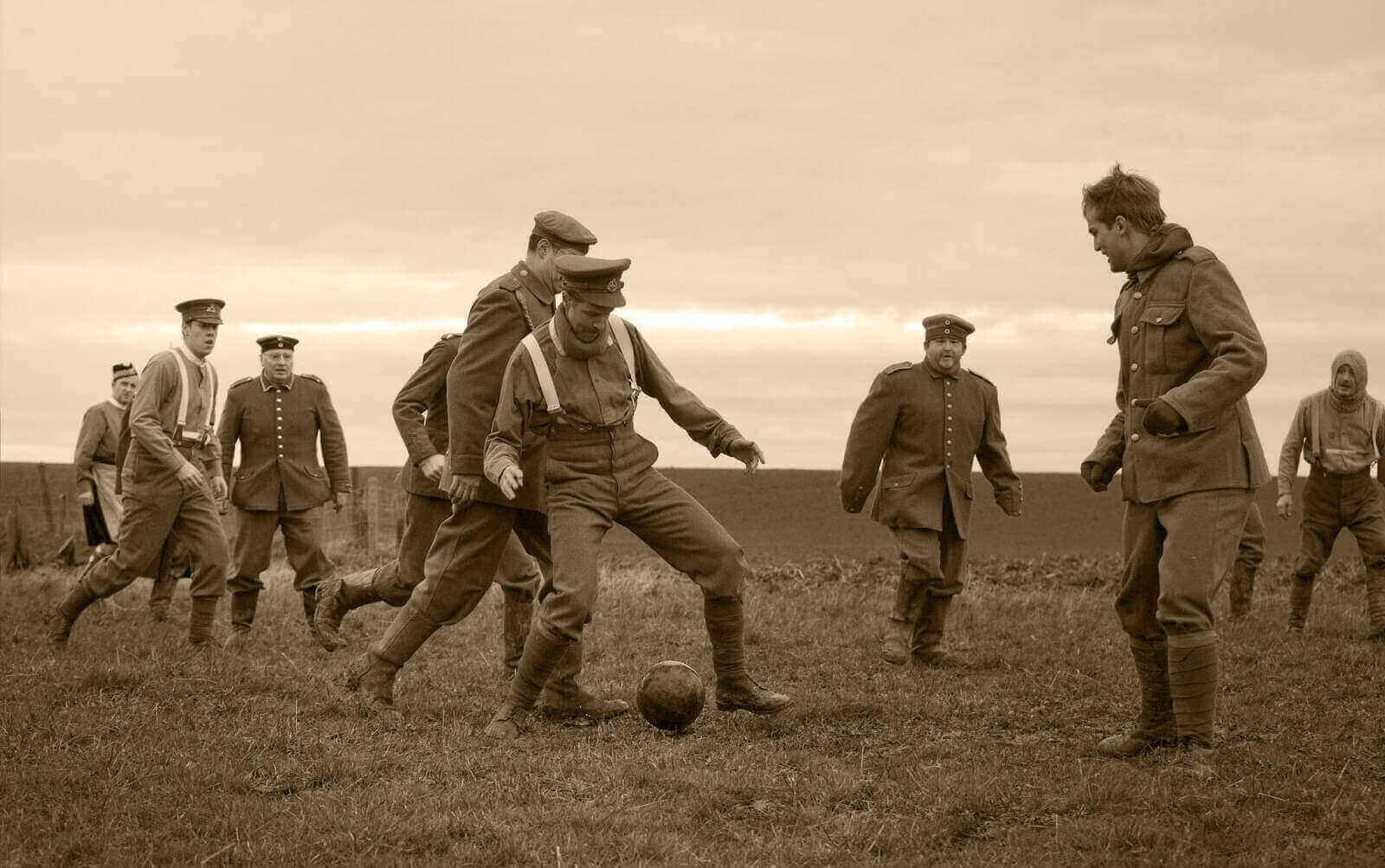 Match de football noel 1914