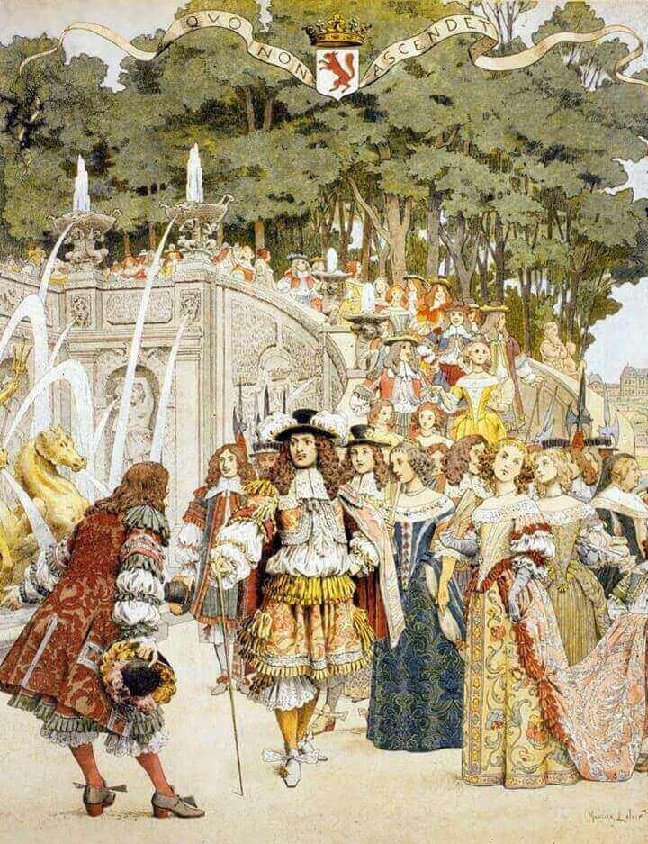 Nicolas fouquet accueille louis xiv a vaux le vicomte