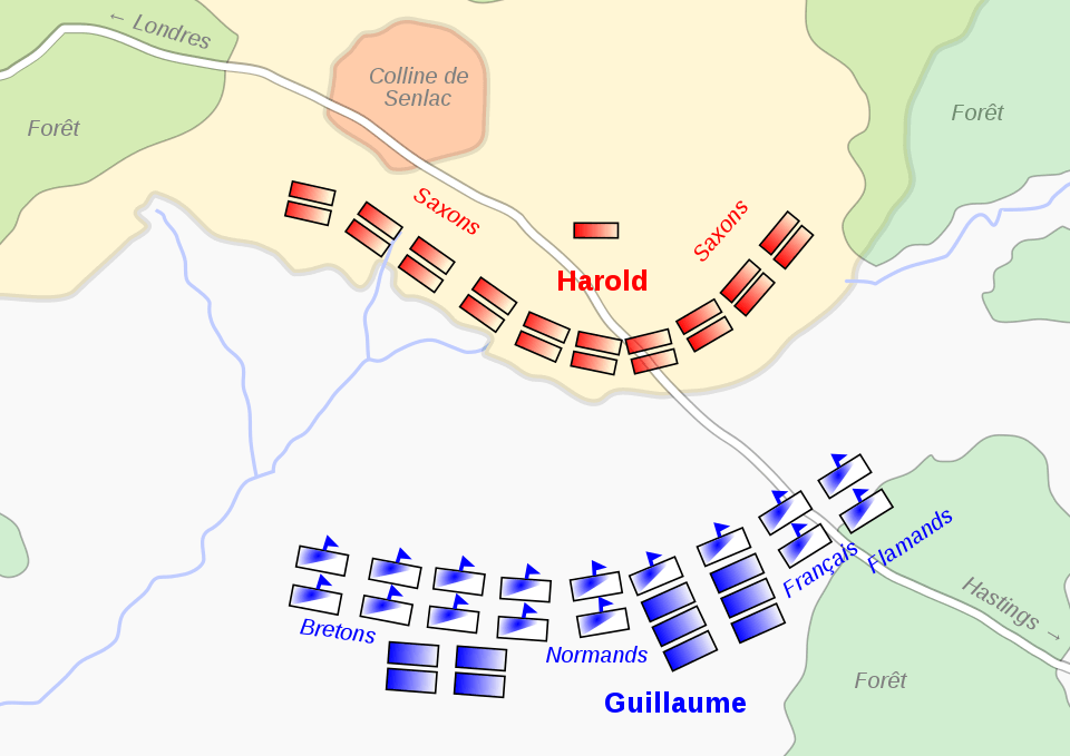 Plan bataille hastings