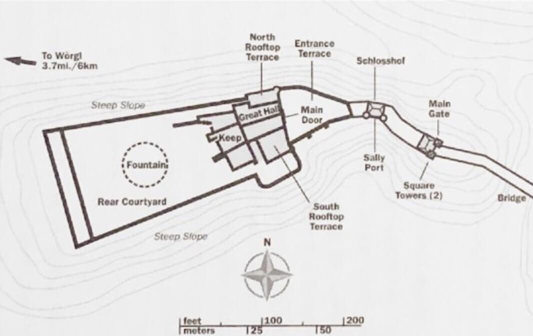 Plan du chateau d itter 2