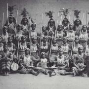 Portrait collectif d amazones du dahomey 1891