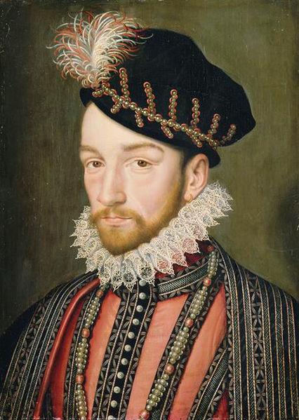 Portrait de charles ix xvie siecle